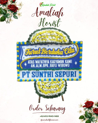 Papan Bunga Duka di Margasuka