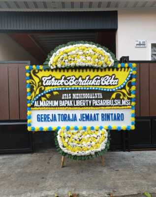 Papan Bunga Duka di Margasuka